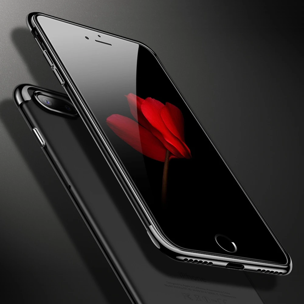Roybens чехол для iPhone 7 Plus горячий сухой глиттер Ультратонкий Мягкий ТПУ телефонные