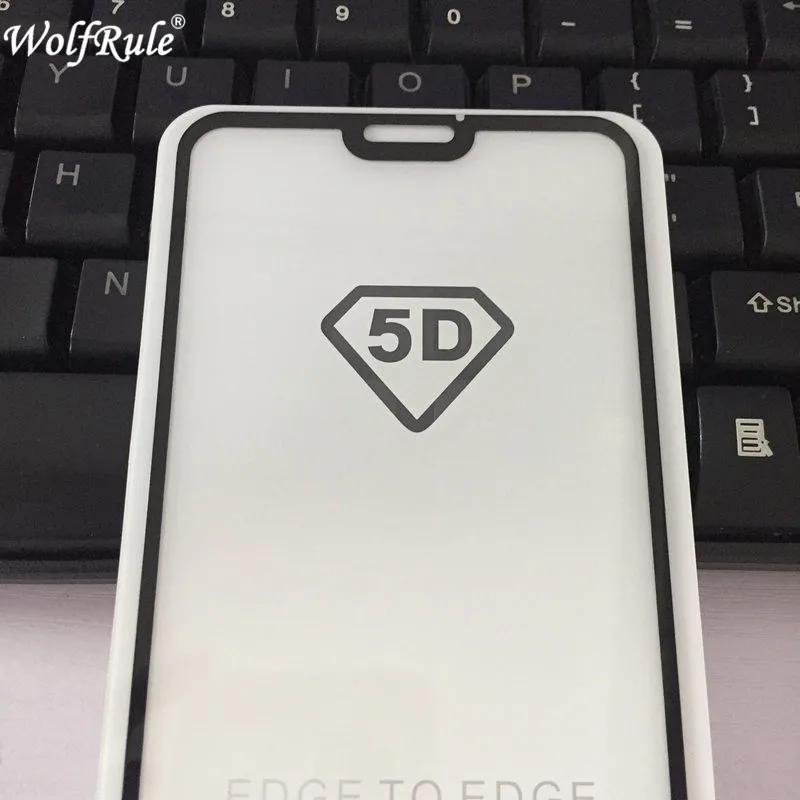 5D изогнутое полное покрытие закаленное стекло Huawei Honor 8X изогнутая Защитная
