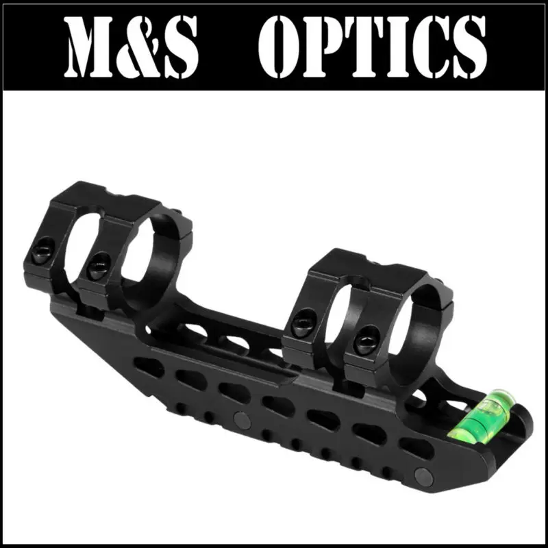 Трубчатое наклонное крепление 30 мм с пузырьковым уровнем Пикатинни 20 кольцо