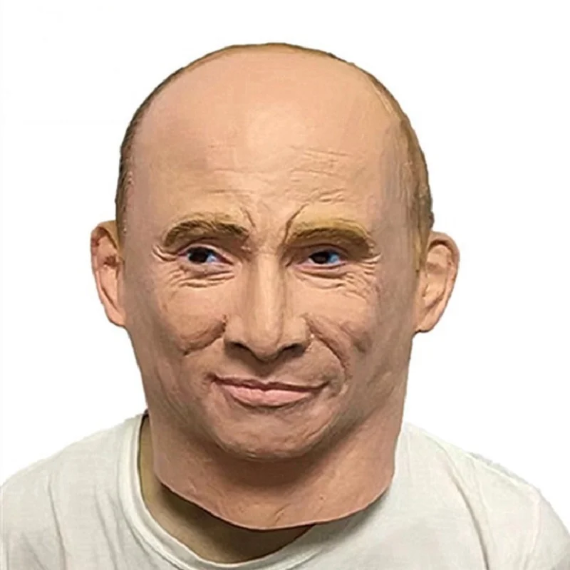 Halloween Rubber Masks Masquerade Party Adult Cosplay Fancy Costume Props Russian President Vladimir Putin Latex Mask Full Face | Дом и сад