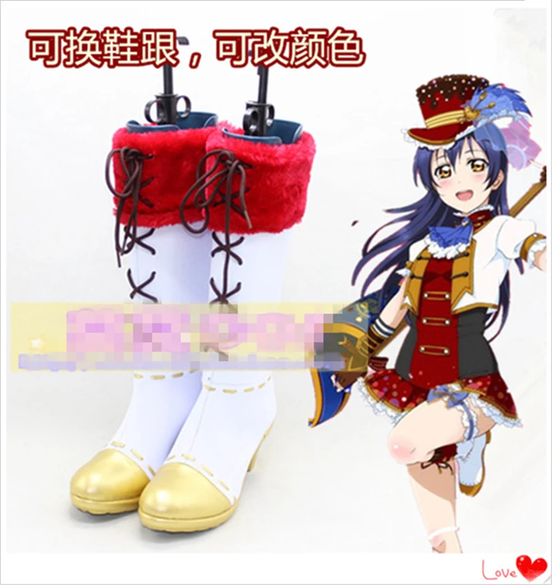 

Love Live February Valentine's Day Awakening Cosplay Shoes Women Winter Cos Shoes