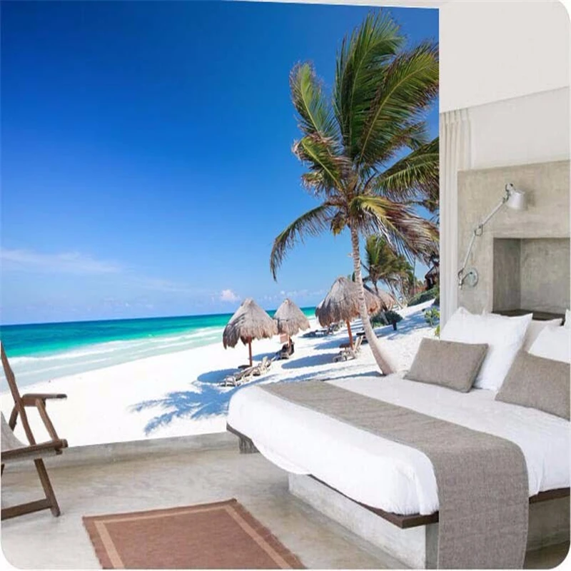 Обои для фотосъемки 3d картина HD морская спальня Фреска летняя гостиная полы