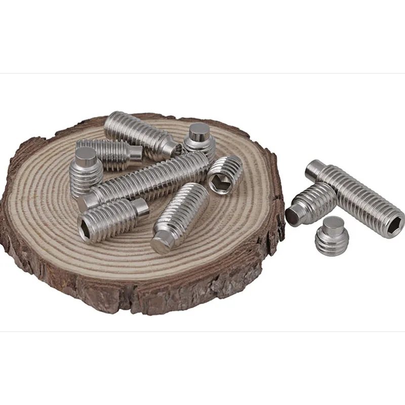 304 Нержавеющая сталь Мужской торцевой комплект винт Безголовый счетчик машины Kimi