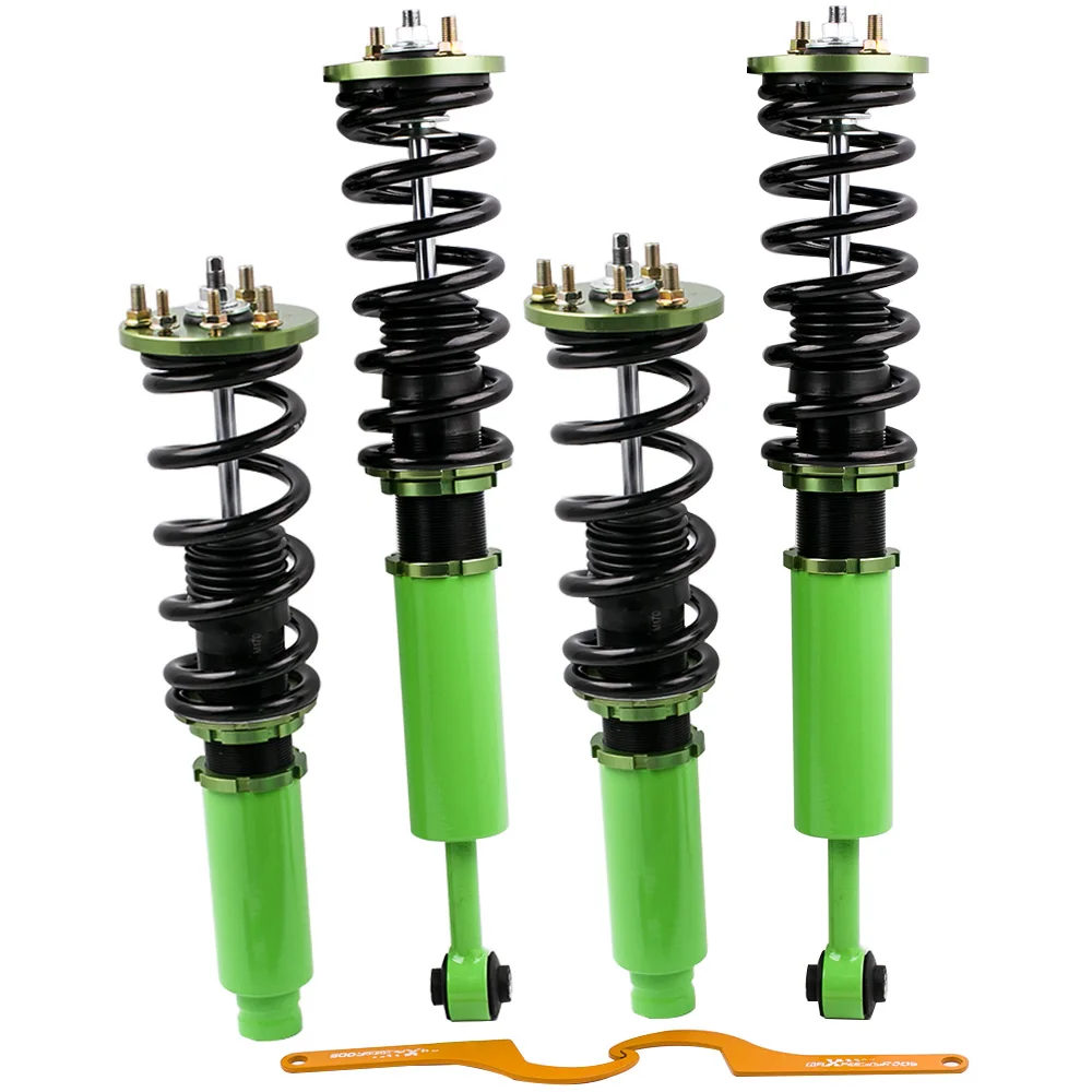 Для Honda Accord 2003-2007 полный coilover подвеска Снижение Наборы шок Распорки зеленый |