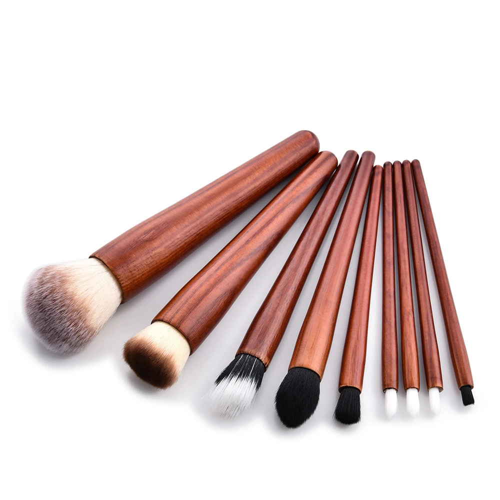 9 шт. Pro Макияж Кисти Набор Фонд Powder Eyeshadow Карандаш для глаз кисть губ инструмент |