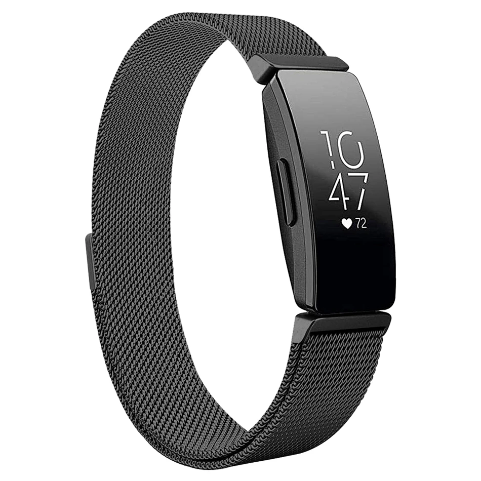 Ремешок для часов Fitbit Inspire HR ремешок Inspire ремешки металлический магнитный с миланским плетением Замена Петли Для Fitbit Inspire Band