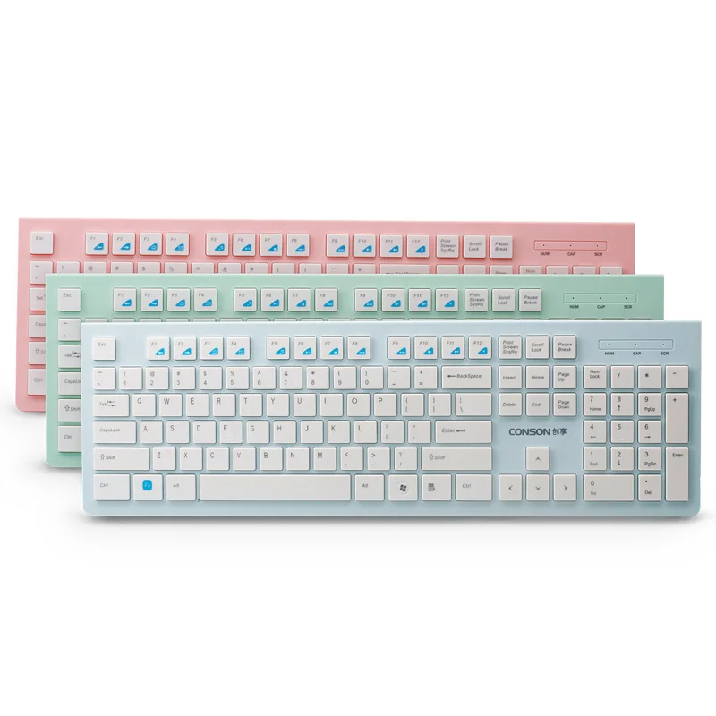 

MAORONG TRADING external wired keypad home replaceable keyboard for laptop for all in one PC Russian can be customized