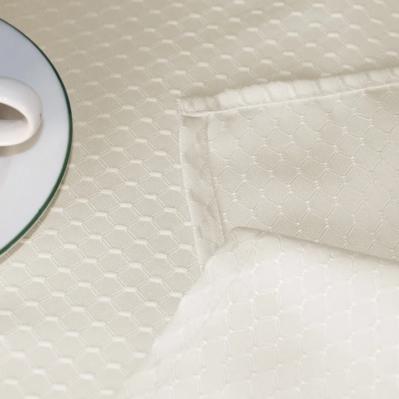 Прямоугольная скатерть UFRIDAY бежево-фиолетового цвета для обеденного стола