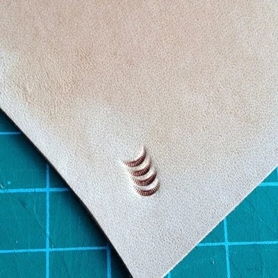 

DIY Senior Steel Metal Construction Leather Craft Tools Stamp U Code Flower Stalk Tool For Leather Stamp