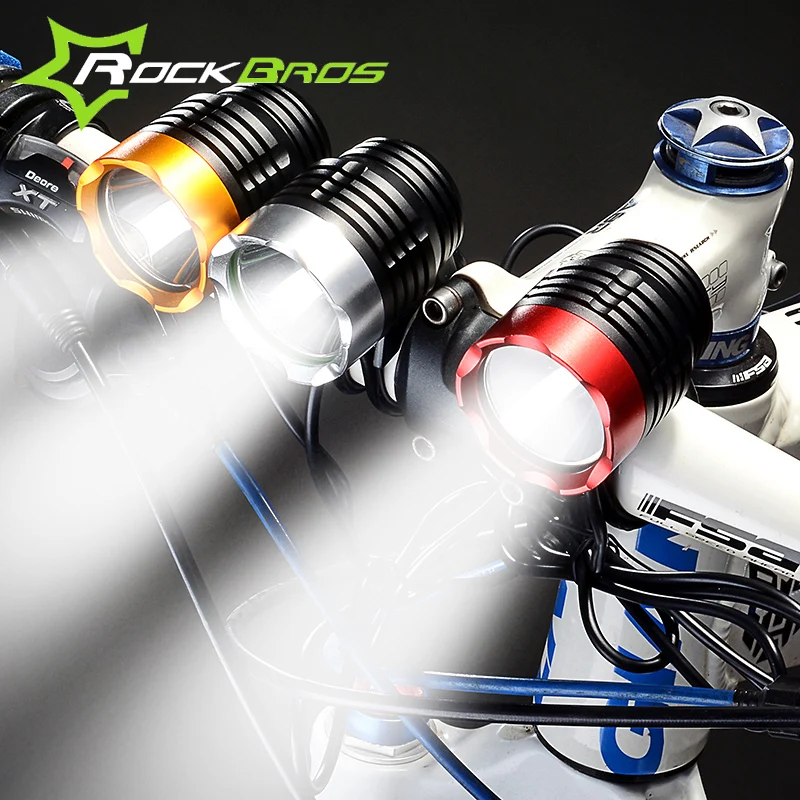 Rockbros велосипедный светильник T6 сильный флэш USB СВЕТОДИОДНЫЙ s для аксессуаров