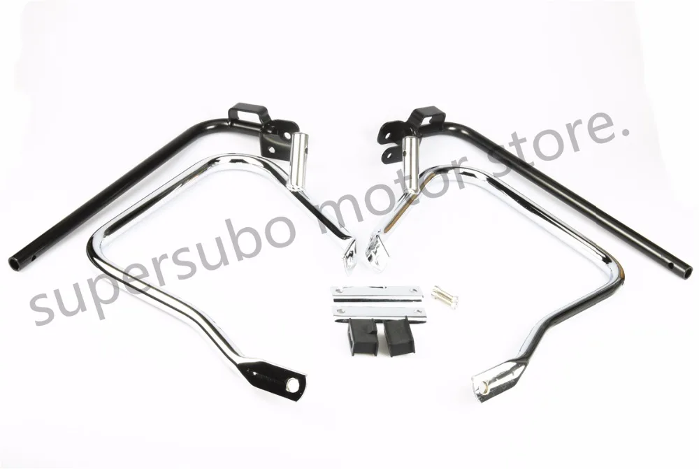 Большой Buffalo защита седельной сумки кронштейн комплект для Harley touring Electra Glide FLHT 14-17