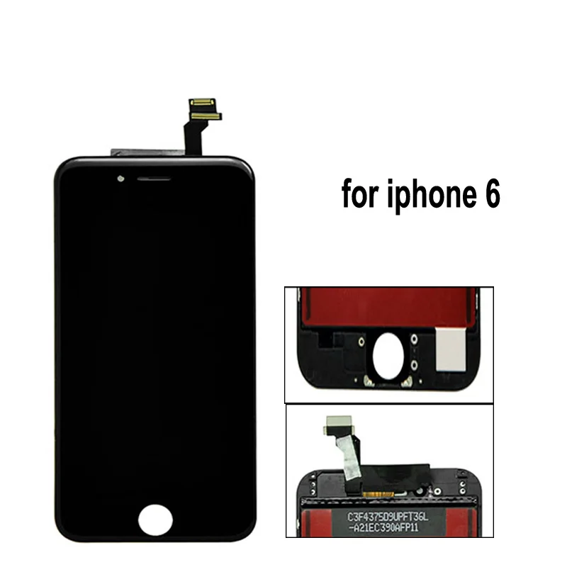 Для iPhone 6 Plus 6S 7 сборка ЖК-диспоея с дискретизатором сенсорного экрана без битых