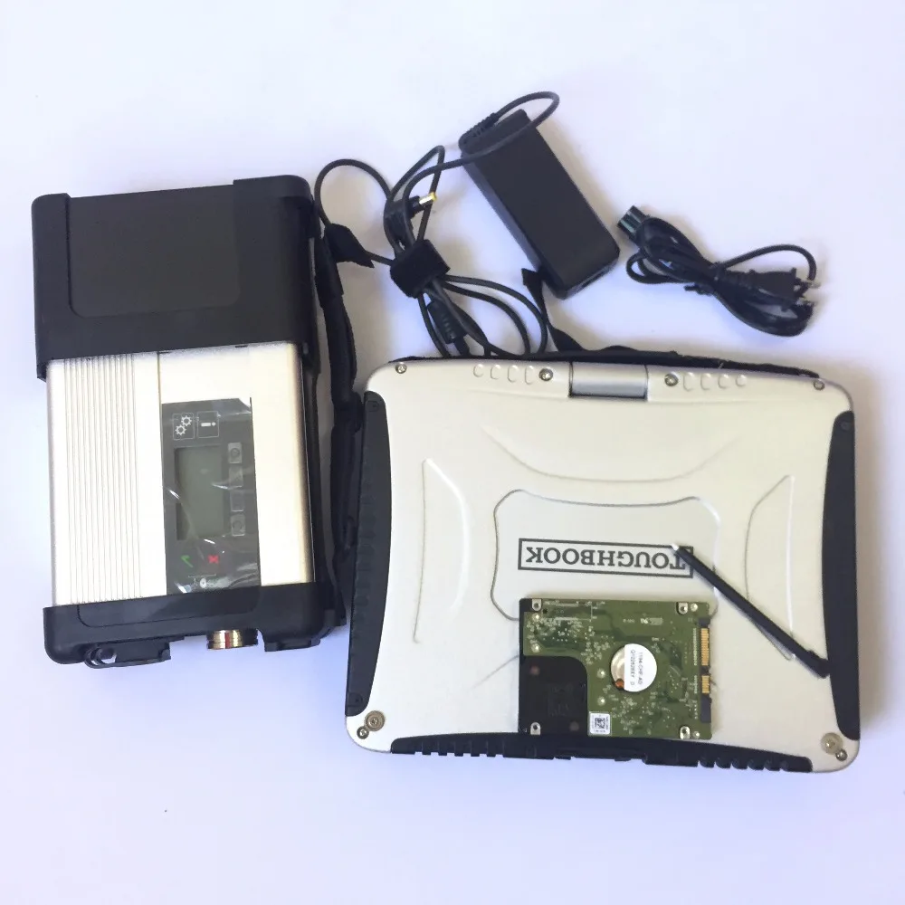 Диагностический инструмент MB Star C5 SD совместим с ноутбуком CF-19 дюйма I5CPU Toughbook