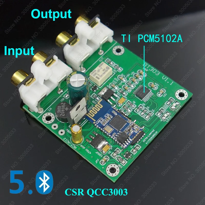 BD4 SRC QCC3003 Bluetooth беспроводной аудио плеер A2DP AVRCP HFP AAC ies приемник PCM5102 ЦАП