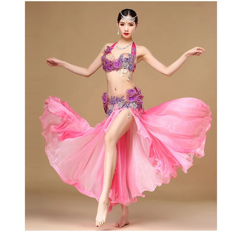 Bellydance профессиональные костюмы Египетский костюм набор для сцены женский