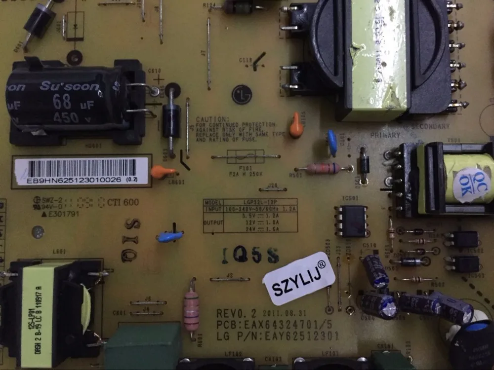 SZYLIJ 1 шт. оригинальная светодиодная плата EAX64324701 EAY62512301 LG|board board|board ledboard lg |