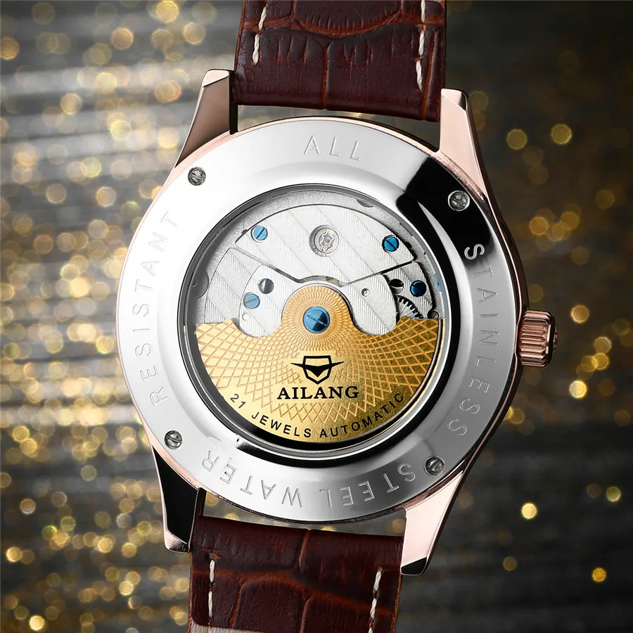 

Mens watches Automatic mechanical watch tourbillon clock leather Casual business wristwatch relojes hombre top brand luxury NEW