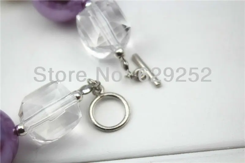 Оптовая продажа светло-фиолетовые детские ювелирные изделия пластиковое