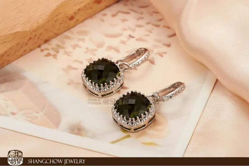 Женские серьги из серебра 925 пробы с кварцевым камнем|earrings for|earrings fashionearrings for women |