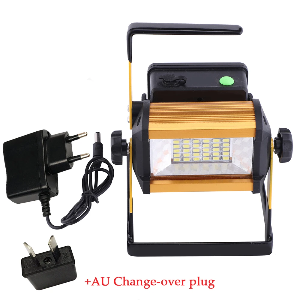 AU Change-over Plug 3 режима прожектор светильник s перезаряжаемый 36 светодиодный светильник портативный светодиодный прожектор точечный рабочий светильник водонепроницаемый для наружного кемпинга охоты D20 - Мощность в ваттах: AU Change-over Plug