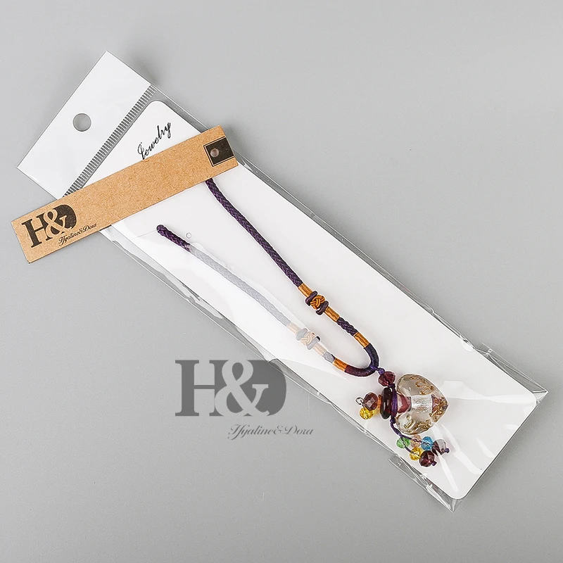 H &amp D кулон из муранского хрусталя диффузор эфирного масла сердце флакон духов