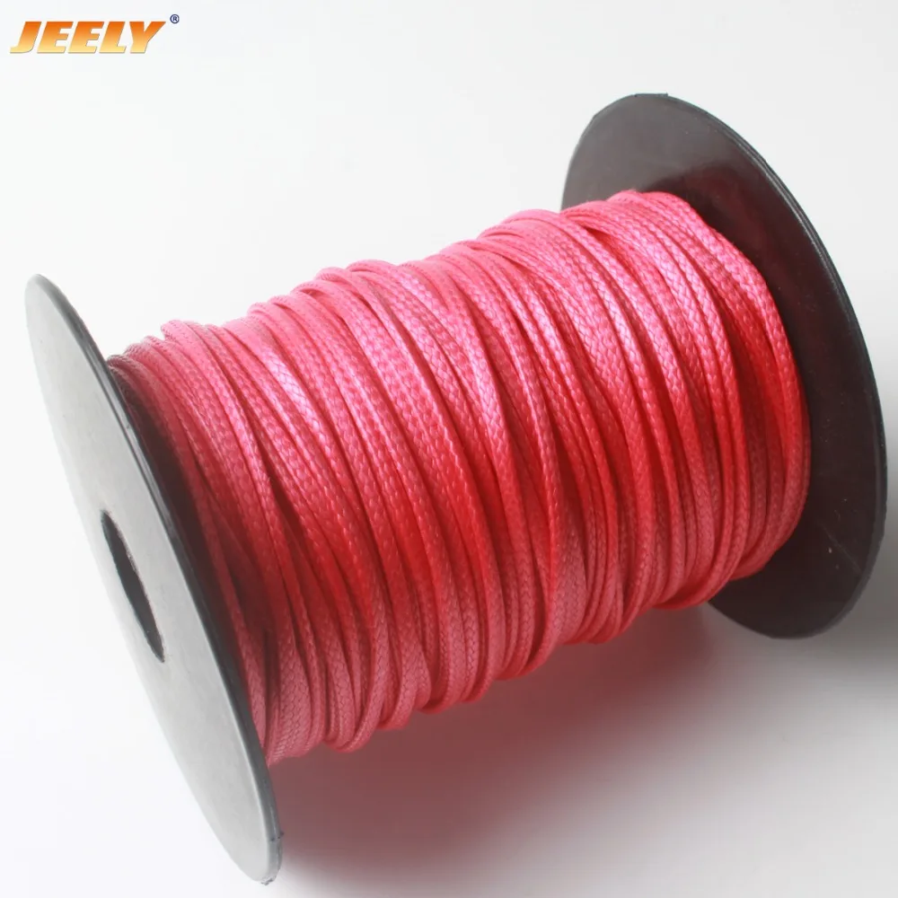 JEELY 50 м 1 2 мм 352lbs 4 нити Плетеный рыболовный трос СВМПЭ лебедка веревка|winch rope|uhmwpe