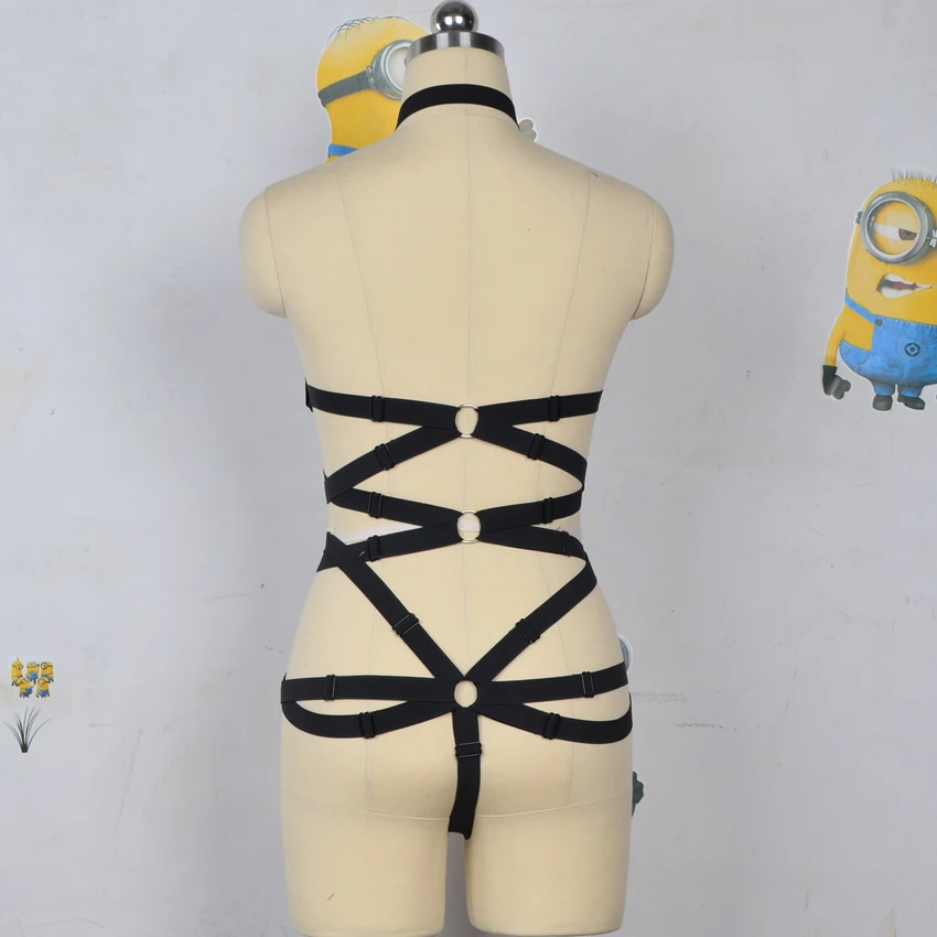 Женский бюстгальтер в стиле Харадзюку откровенное Бандажное белье готическом