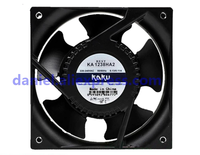 Вентилятор KAKU 12 см KA1238HA2 12038/220 В двухшариковый высокотемпературный осевой