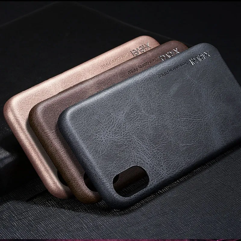 

PU Protective Leather Case For iPhone 11 X Xs Max Ultra Thin Luxury Business Vintage Phone Case For iPhone XR 6 6S 7 8 PLUS 10