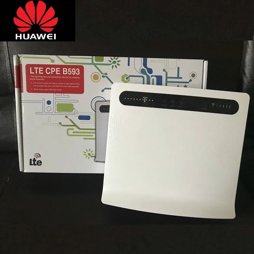 Разблокированный роутер Huawei B593 B593u-12 4G LTE Роутер со слотом для Sim-карты Wi-Fi с 4
