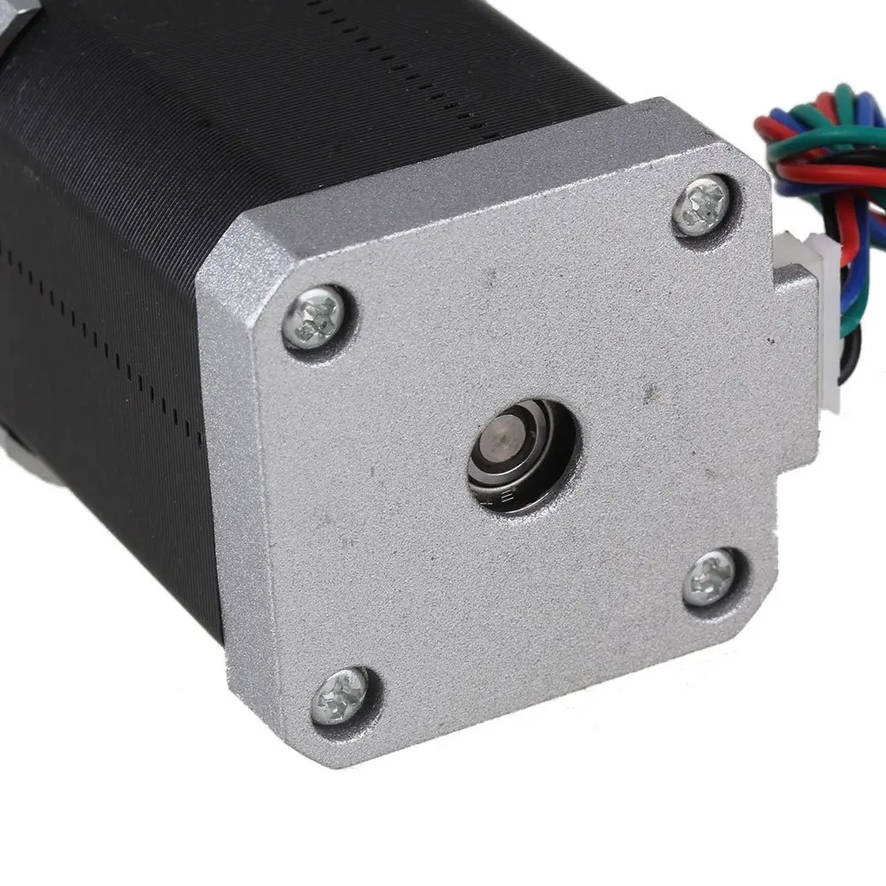 Серебряный 42 мм биполярный SL42STH60 1704A шаговый двигатель DC12V 1.7A двухфазный с 4