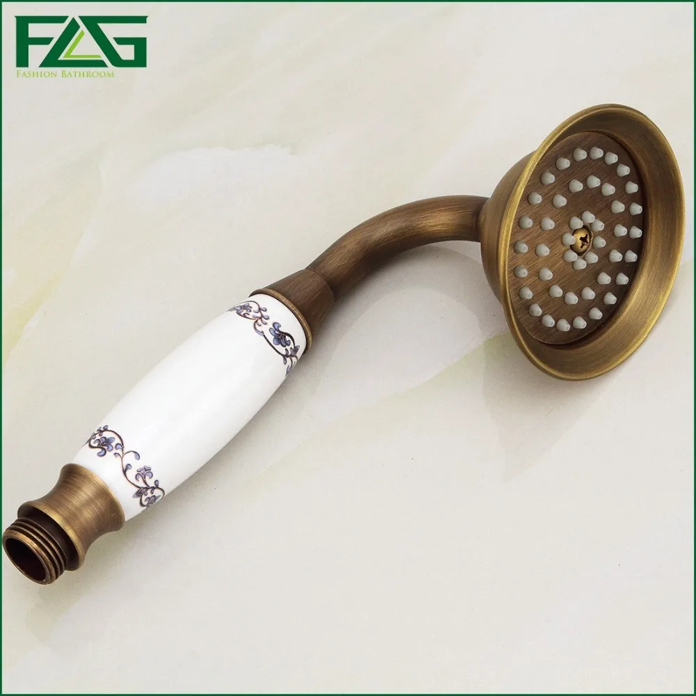 Смеситель для душа FLG настенный кран ванны из античной латуни дождевой душевой