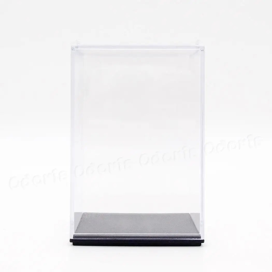 Odoria DE акриловый витрина Perspex коробка 10 см H прозрачная Пылезащитная