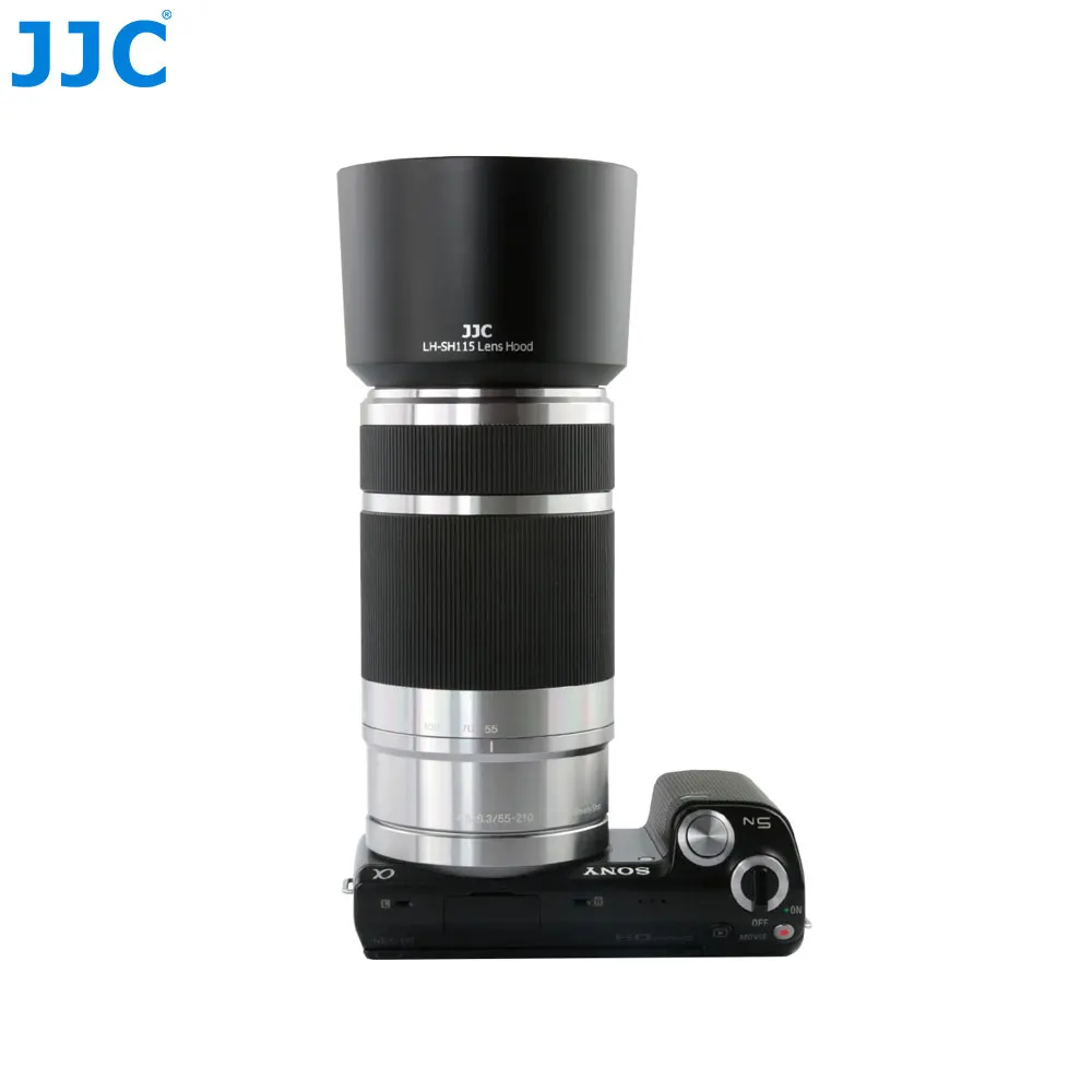 Jjc-lens Hood Tube para Sony e 55210 mm f 4.56.3 Oss E-mount Lens Substitui Alc-sh115