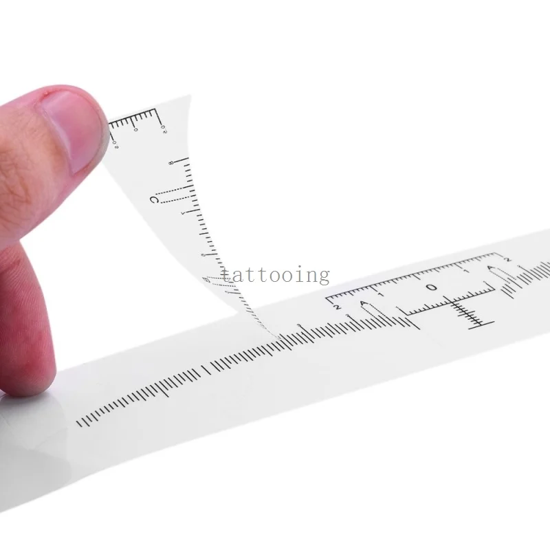 50 шт. одноразовые клейкие линейки для микроблейдинга бровей|tattoo tool|ruler tattooeyebrow tattoo