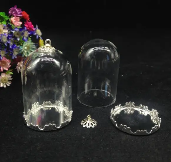 Стеклянные банки для колокольчиков разных цветов 5 шт. 38 х25 мм|vase crystal|vase setvase glass |