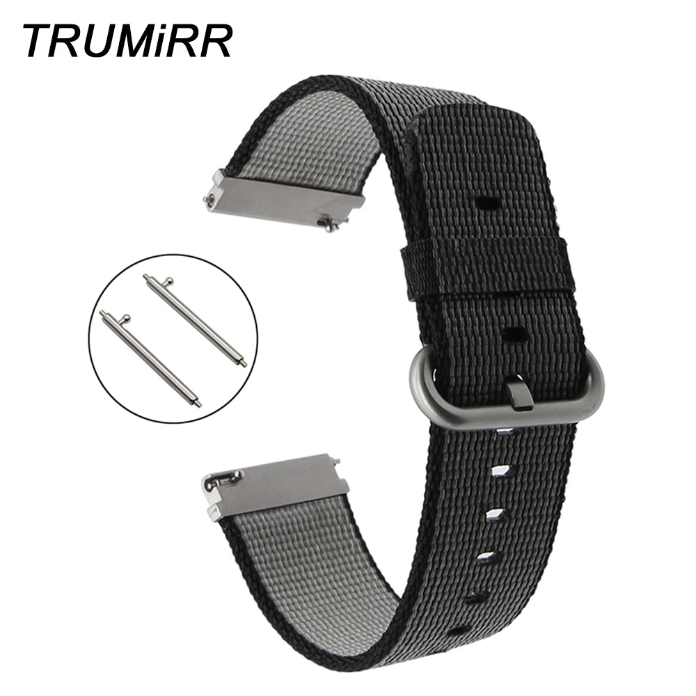 

Ремешок нейлоновый для часов Tissot T035 Longines Mido Luminox, быстросъемный браслет с пряжкой из нержавеющей стали, 22 мм