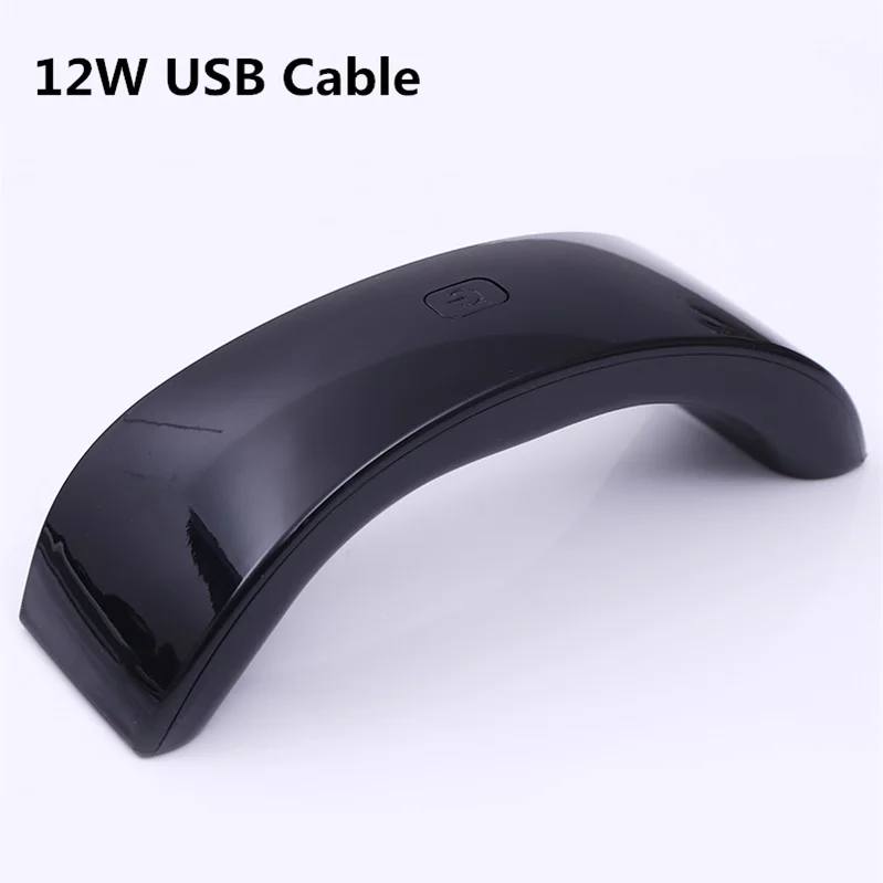 12W USB Cable Сушилка для ногтей BORN PRETTY, СВЕТОДИОДНЫЙ УФ-светильник для ногтей, USB лампа для маникюра, ЖК-дисплей, сушка, Гель-лак для ногтей, инструмент для дизайна ногтей - Цвет: 12W USB Cable