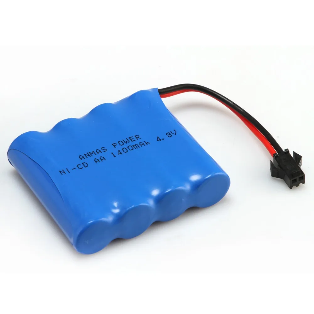 Аккумулятор Anmas Power 4.8V 1400mAh Ni-Cd перезаряжаемый батарейный блок AA Ni-Cd Packs SM Plug Batteries on.
