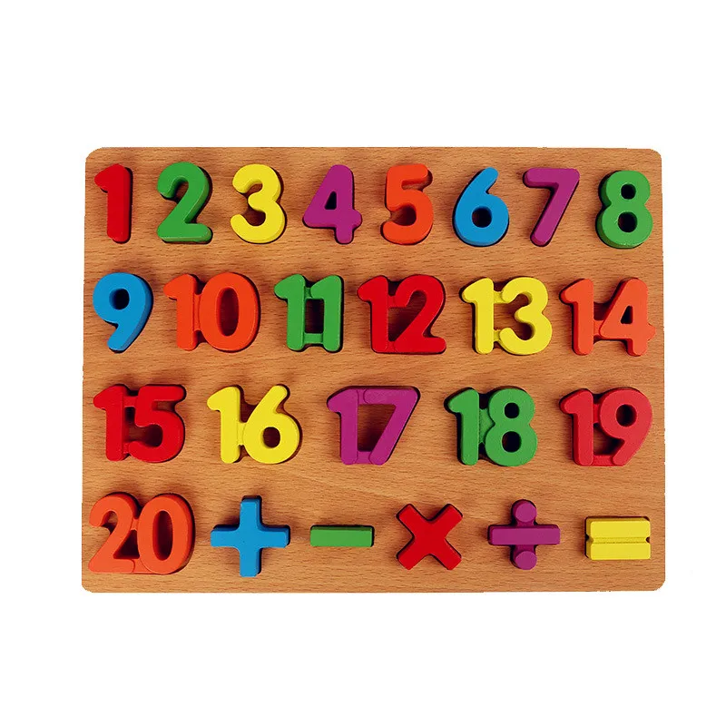 New Wooden Baby Toys Numbers and letters Jigsaw Puzzle Educational | Игрушки и хобби