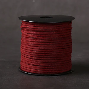 10 Yard Chainho, 10 ярдов, ручная плетеная веревка, ожерелье Бархатная веревка для ручного DIY аксессуары для одежды, искусственная кожа оленья веревка - Цвет: 10 Yard