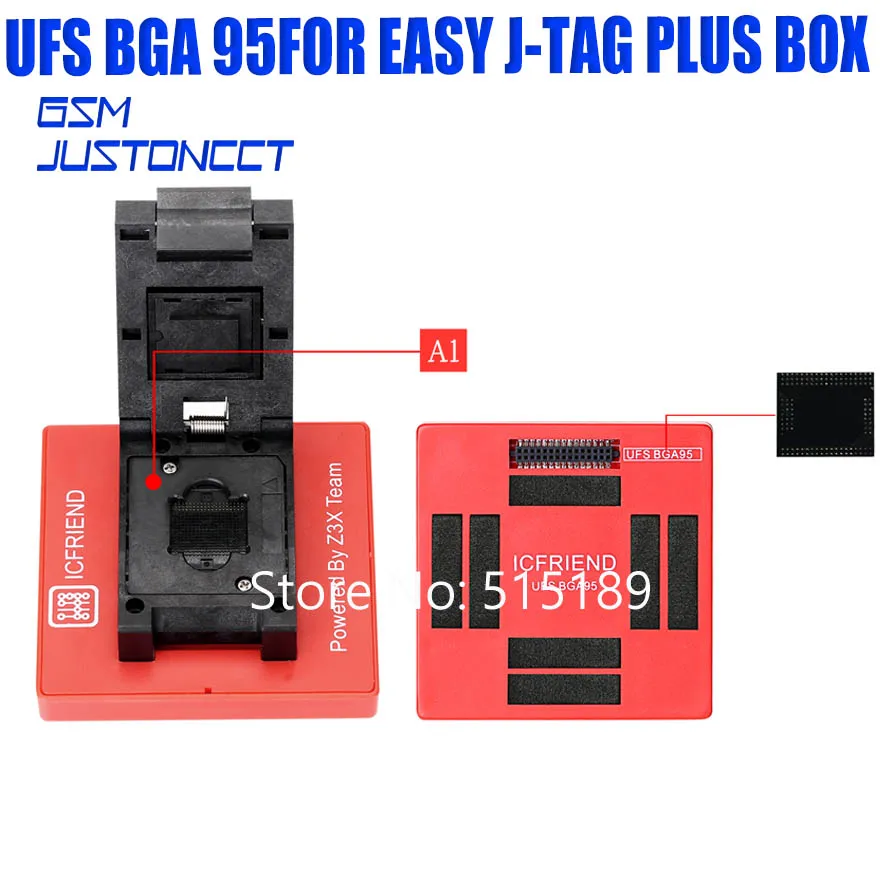 UFS разъем адаптера ICFriend ICs Bga 95 работает для easy jtag plus box|Детали устройств связи| |