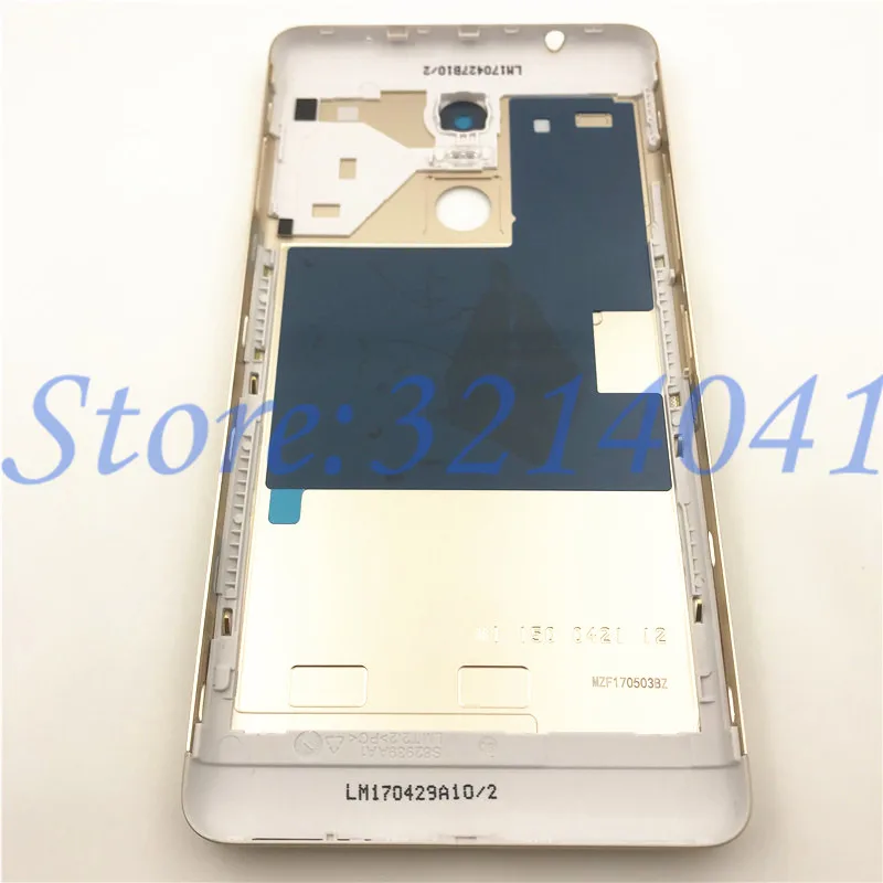 Задняя крышка корпуса для Lenovo K6 Note 5 дюйма без кнопок регулировки громкости и