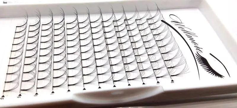 Wholesale price 2D/3D/4D/5D/6D Russian Volume Eyelashes Extension Short Stem Pre made Fans Lash Eyelash Individual Extensions | Красота и