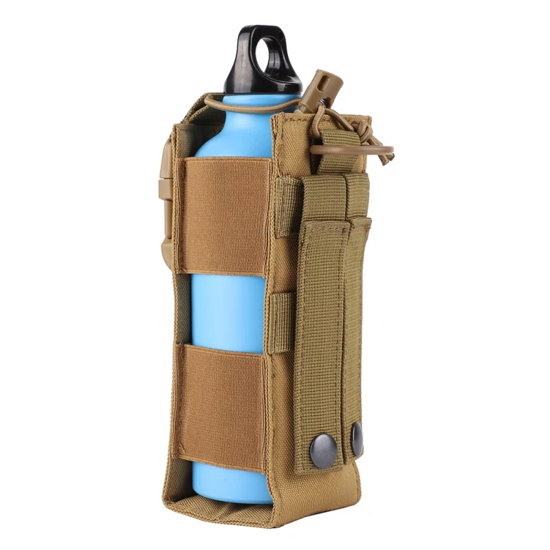 Molle 600D Nylon Water Bottle Pouch Military Canteen Cover Holster Outdoor Travel Kettle Bag Tactical Molle Water Flask