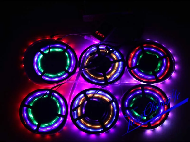 Светодиодная лента 5050 RGB Dream Color 6803 белая Водонепроницаемая печатная плата IP67 30 м +