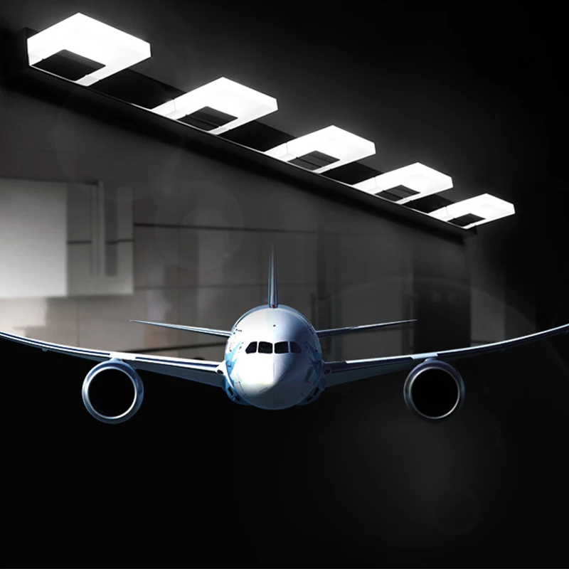 Современный светодиодный зеркальный настенный светильник водонепроницаемое