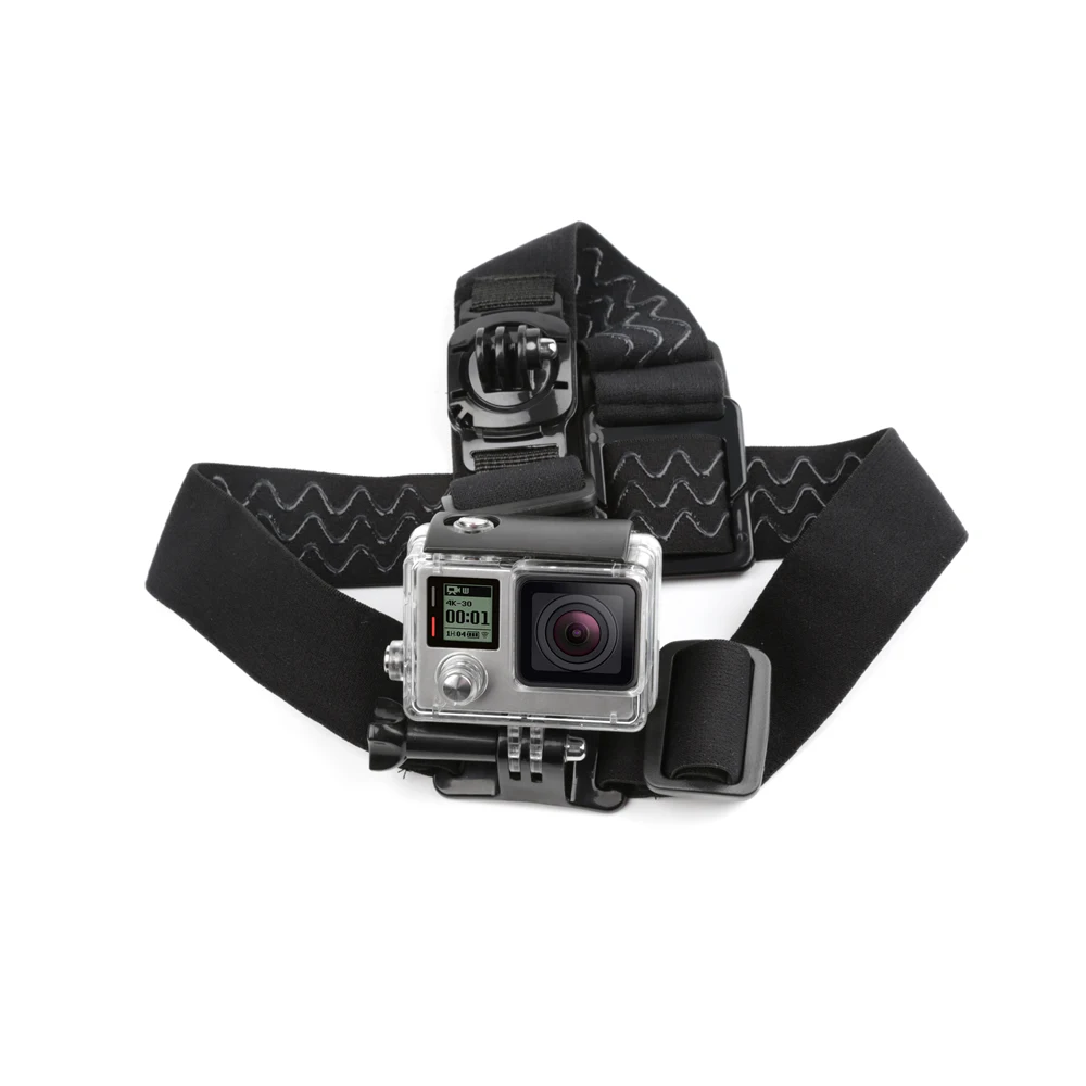 EKENCAM эластичный головной ремень крепление для GoPro Hero 9 8 7 6 Insta360 One X2 DJI Eken h9 SJCAM SJ4000 SJ7