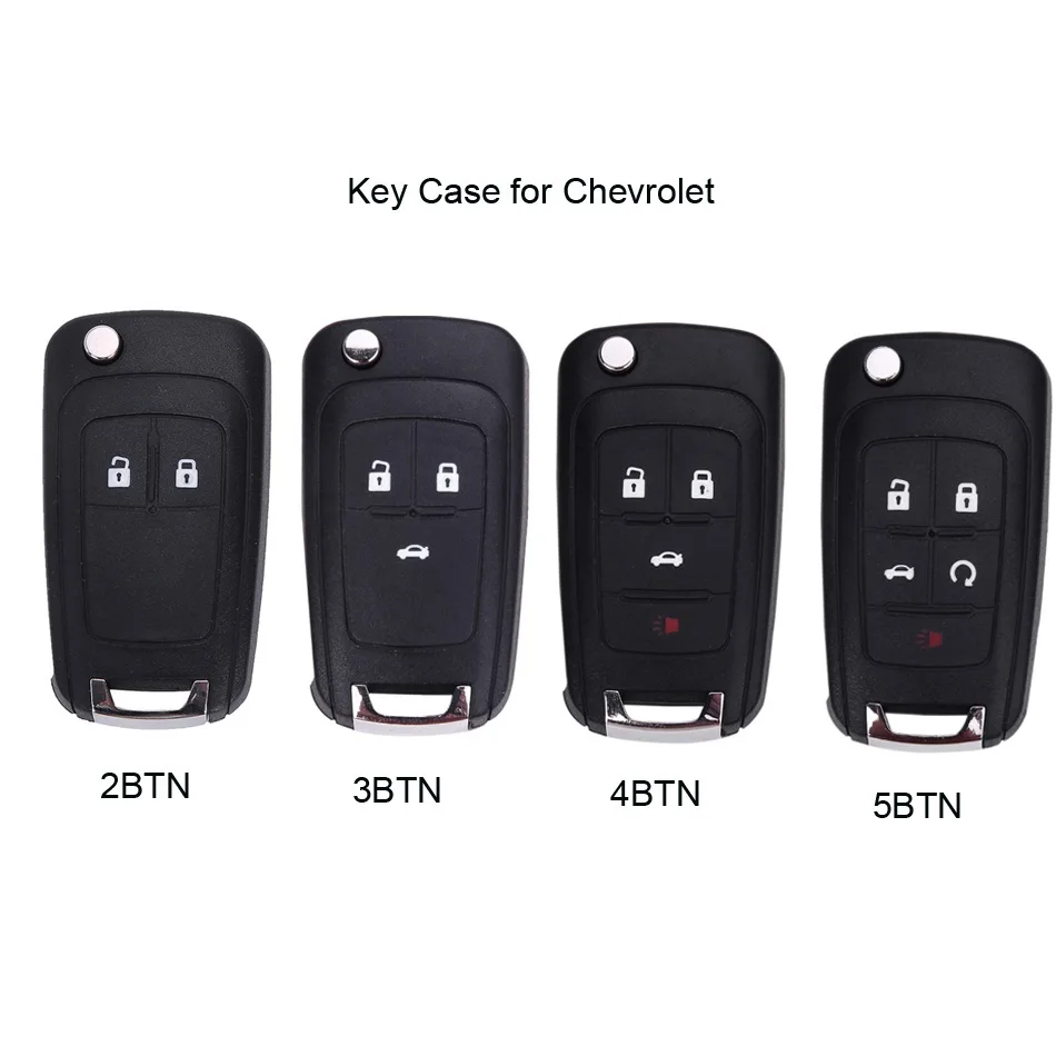 Djbfandea 2/3/4/5 пуговицы автомобиль флип ключей для Chevrolet Cruze Malibu Aveo Spark Sonic зубная щётка вольт 2010 2011 2012 2013 с эмблемой