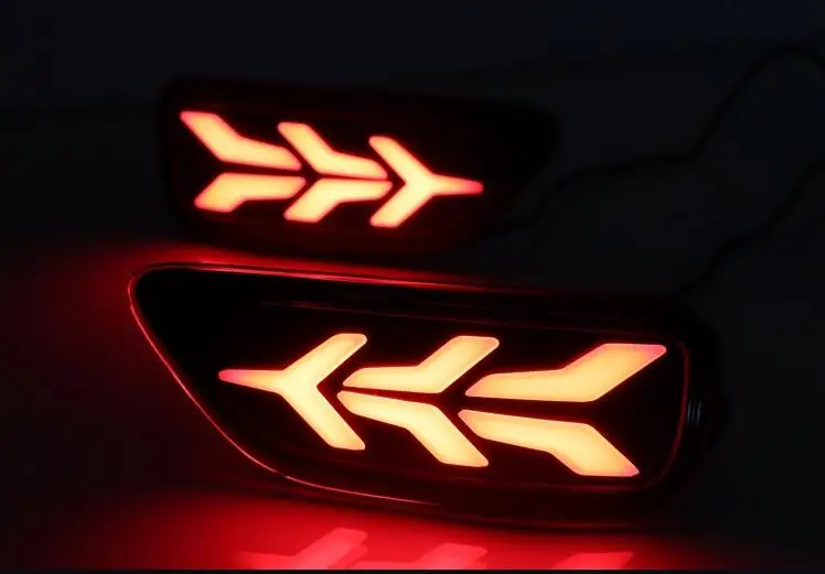 2PCS Rear Fog Lamp For Patrol rear light 2012~2019y Car LED Bumper Light Brake Turn Signal Reflector | Автомобили и мотоциклы